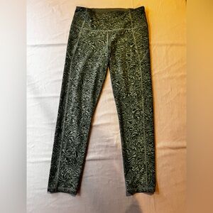 Under Armour Green Patterned Leggings Women’s Medium